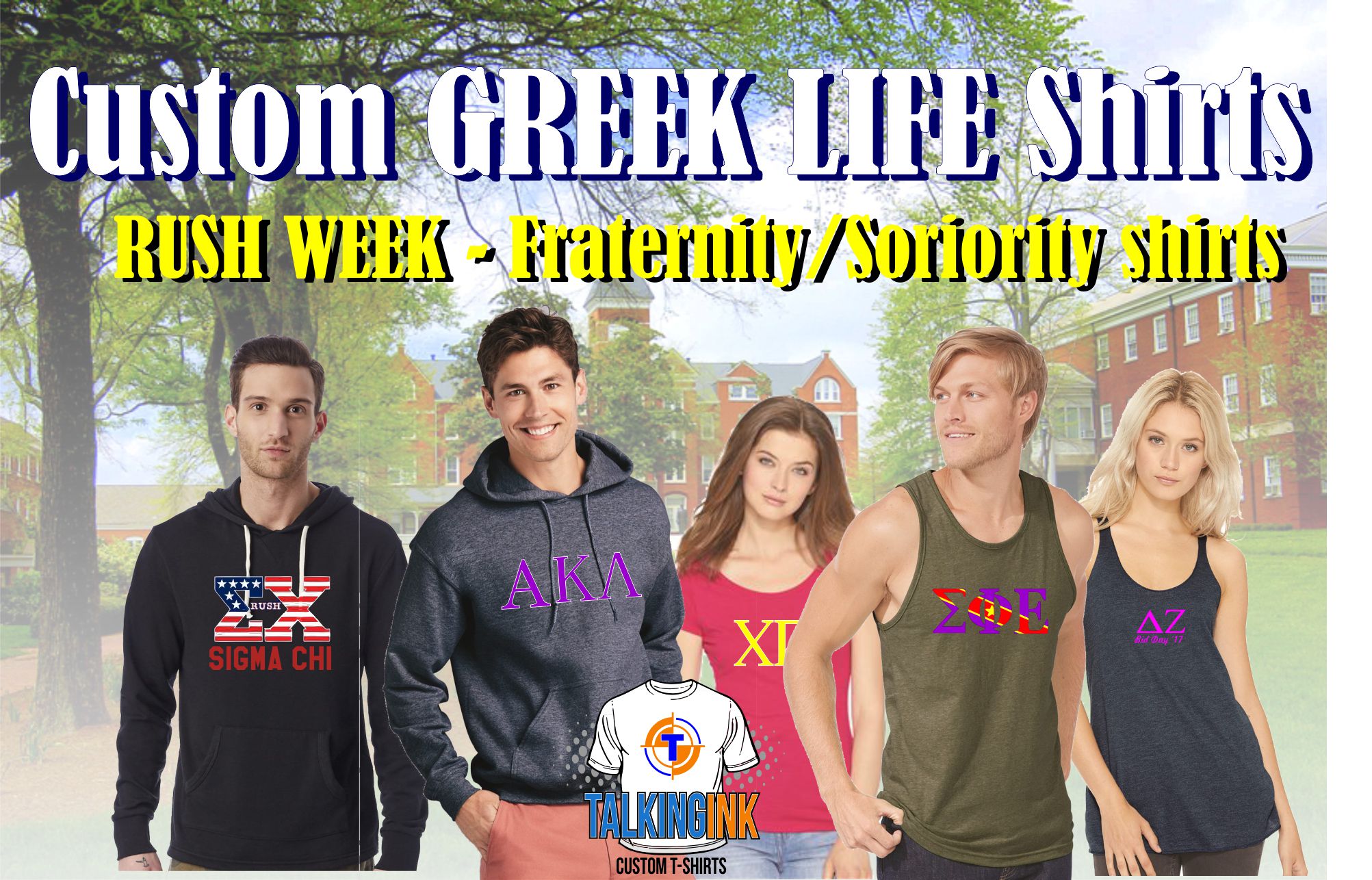 Custom Greek life Shirts