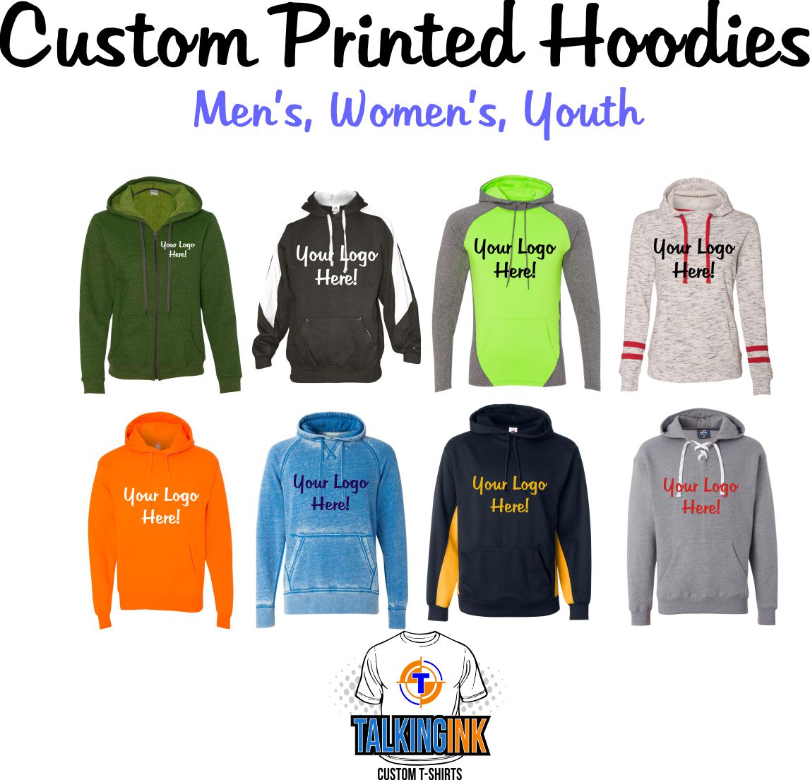 Custom printed Hoodies