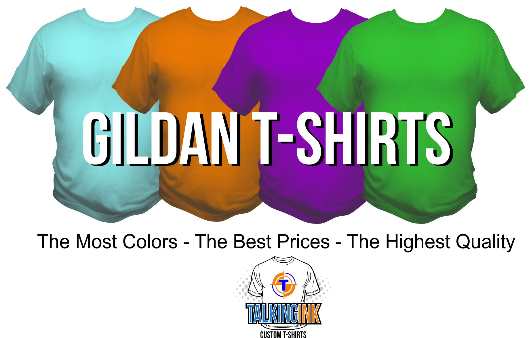 Custom printed Gildan T-shirts