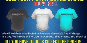 sell your t-shirt brand online free